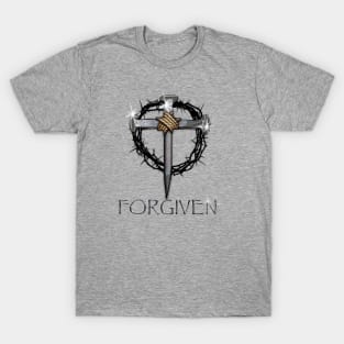 Forgiven - 3 Nails, crown of thorns T-Shirt